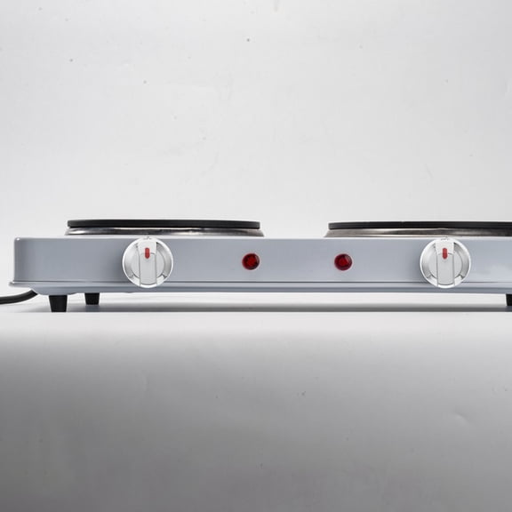 FONDOTIN Cooktop Burner Control Knobs Silver 1Set 2.28X2.28X1.38In