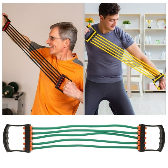 FONDOTIN Resistance Band Fitness Resistance Strap Handle Rope TPE 1Pack for Chest Muscle Training