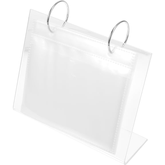 FONDOTIN Transparent Acrylic Photo Display Rack for Home Decoration Simple and Practical Storage Solution 1 Pc