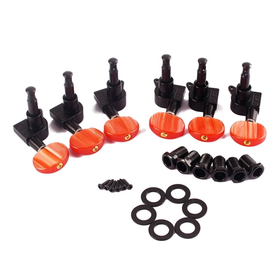 FONDOTIN Universal Metal and Plastic Guitar Tuning Pegs for Electric and Acoustic Guitars