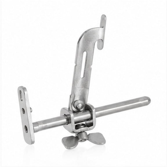 FONDOTIN Universal Plated Silver Sewing Machine Thread Guide with Metal Clip for Seam Accuracy