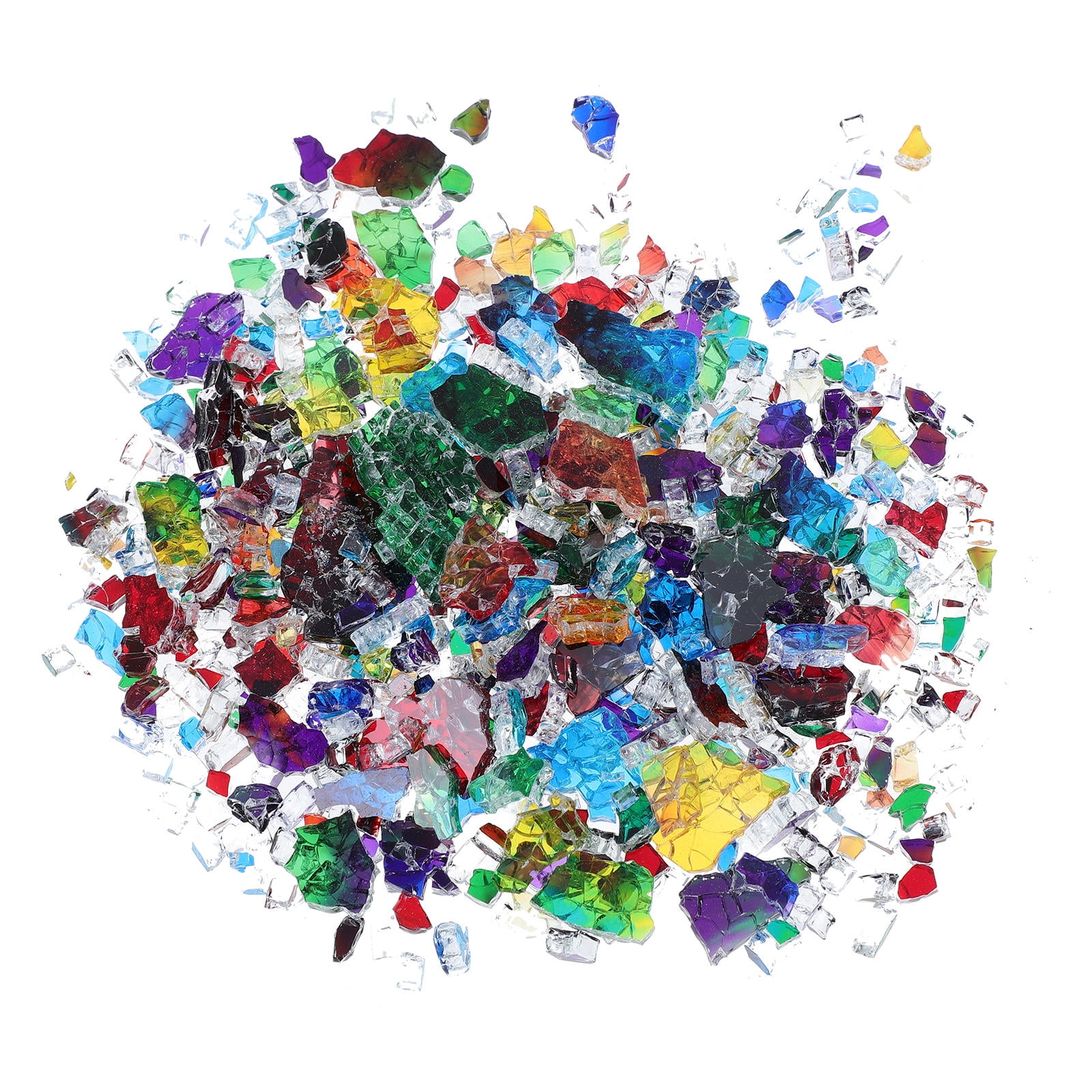 FONDOTIN Assorted Color Mosaic Tiles for Crafts, Unique Irregular Shapes for Decorative Art Projects and Home Decoration