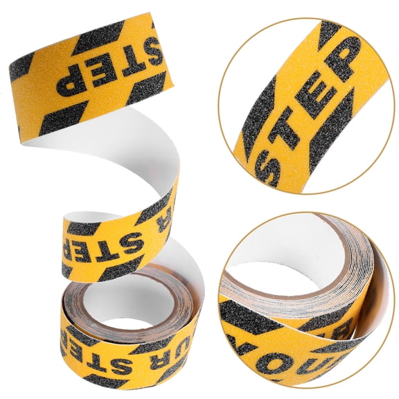 FONDOTIN Warning Tape 1 Roll PVC For Stairs Safety Use