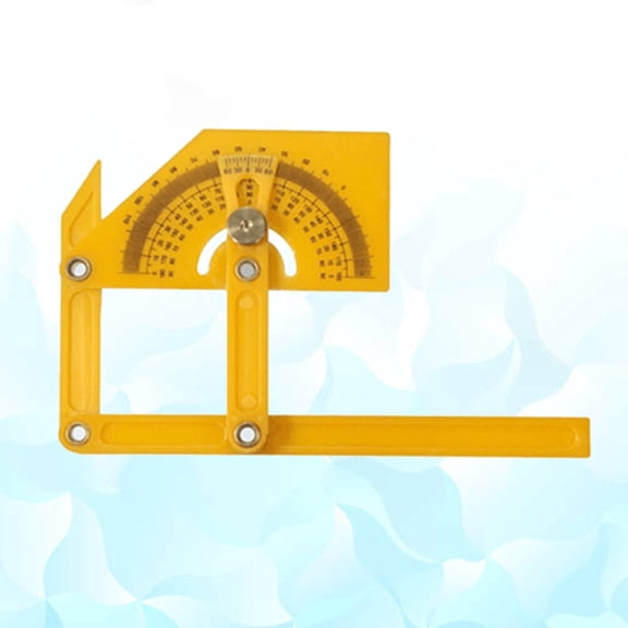 FONDOTIN Yellow ABS Foldable Measuring Instrument with Wear Resistant Design for Indoor and Outdoor Use