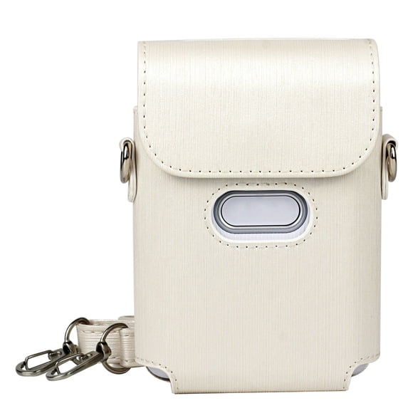 FONDOTIN White Fashionable Protective Camera Case 1Set Crossbody Bag for Women