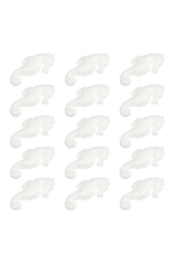 White Foam Shape Models for DIY Crafts and Decorations 15 Pcs