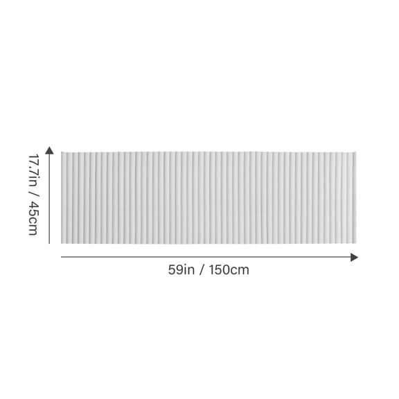 FONDOTIN White PVC Blinds Pattern Privacy Window Film Static Cling Glass Sticker for Home Bathroom Decoration