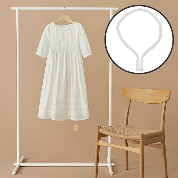 FONDOTIN White String 95ys for Ties for Clothes Tags in Retail Environments