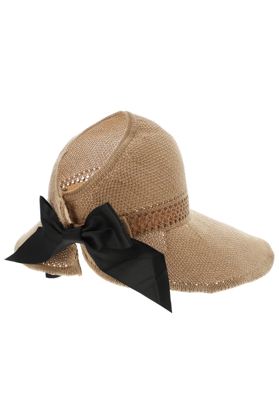 Sun Hat Bucket Hat Wide Brim Khaki 1 Piece for Summer