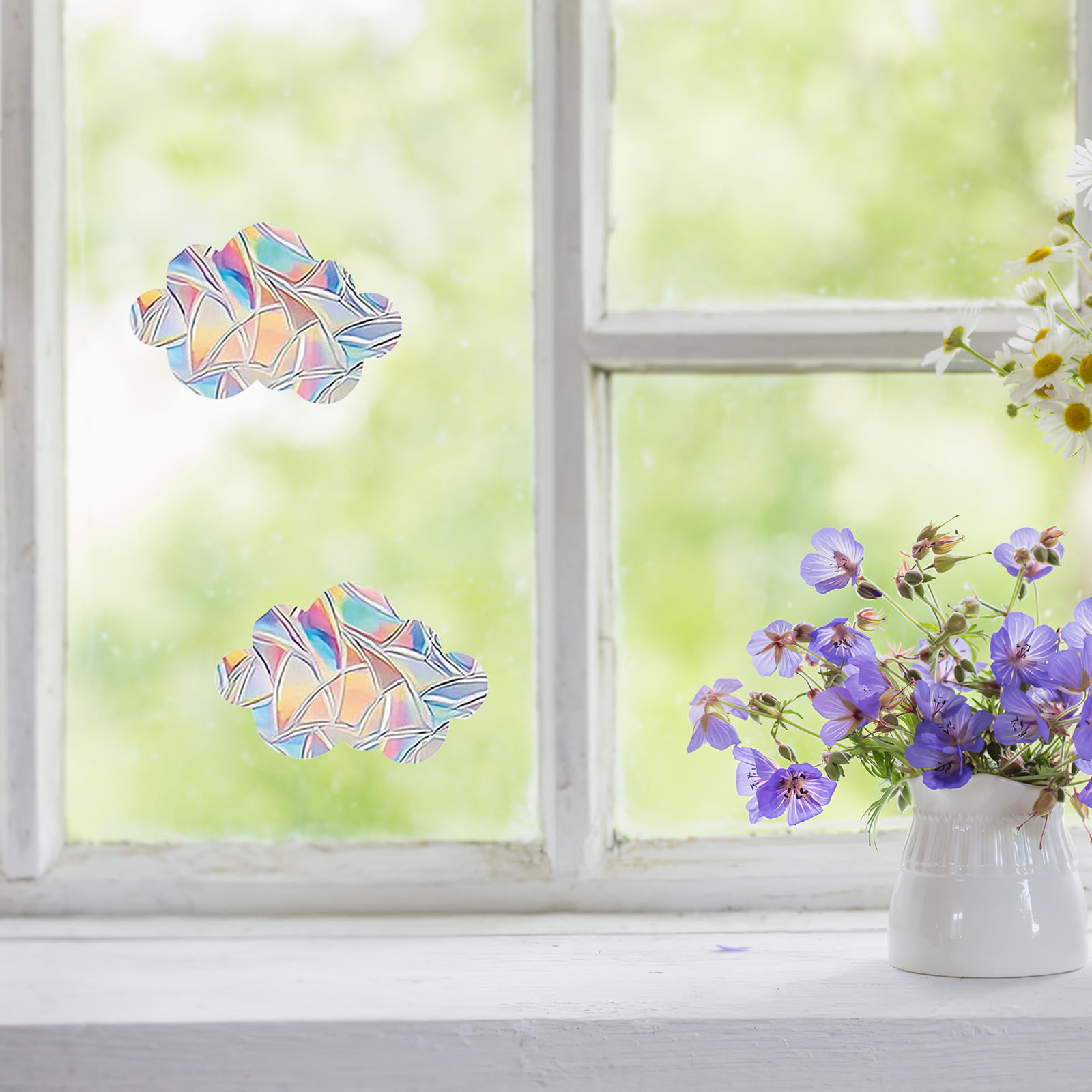 Window Sticker Image Id FONDOTIN Window Bird Stickers 3 Sheets Set with Static Cling Design for ...