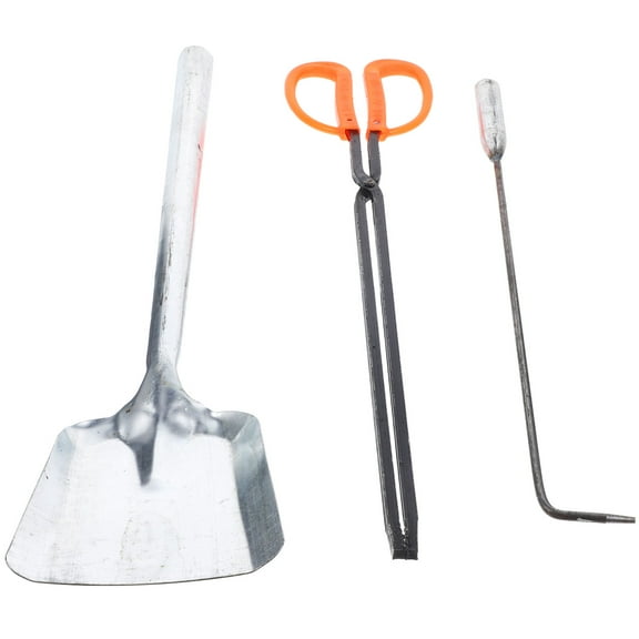 FONDOTIN Fireplace Tools Set Iron Coal Shovel Fire-Poker Fire Hook Home