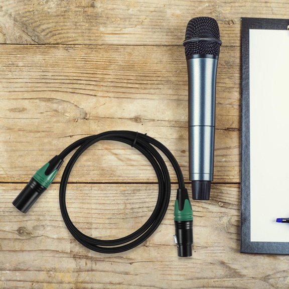 FONDOTIN Microphone Cable XLR Extension Cable Zinc Alloy 1Pack 40.9x1.4x1.4in