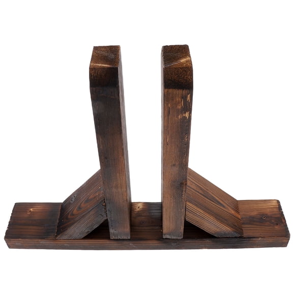 FONDOTIN Garden Fence Base Light Brown Easy to Install for Extra Stability