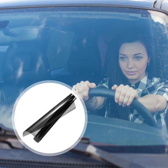 FONDOTIN transparent window film Heat Blocking Window Film Black UV Protection for Sunshine Exposure 1Set