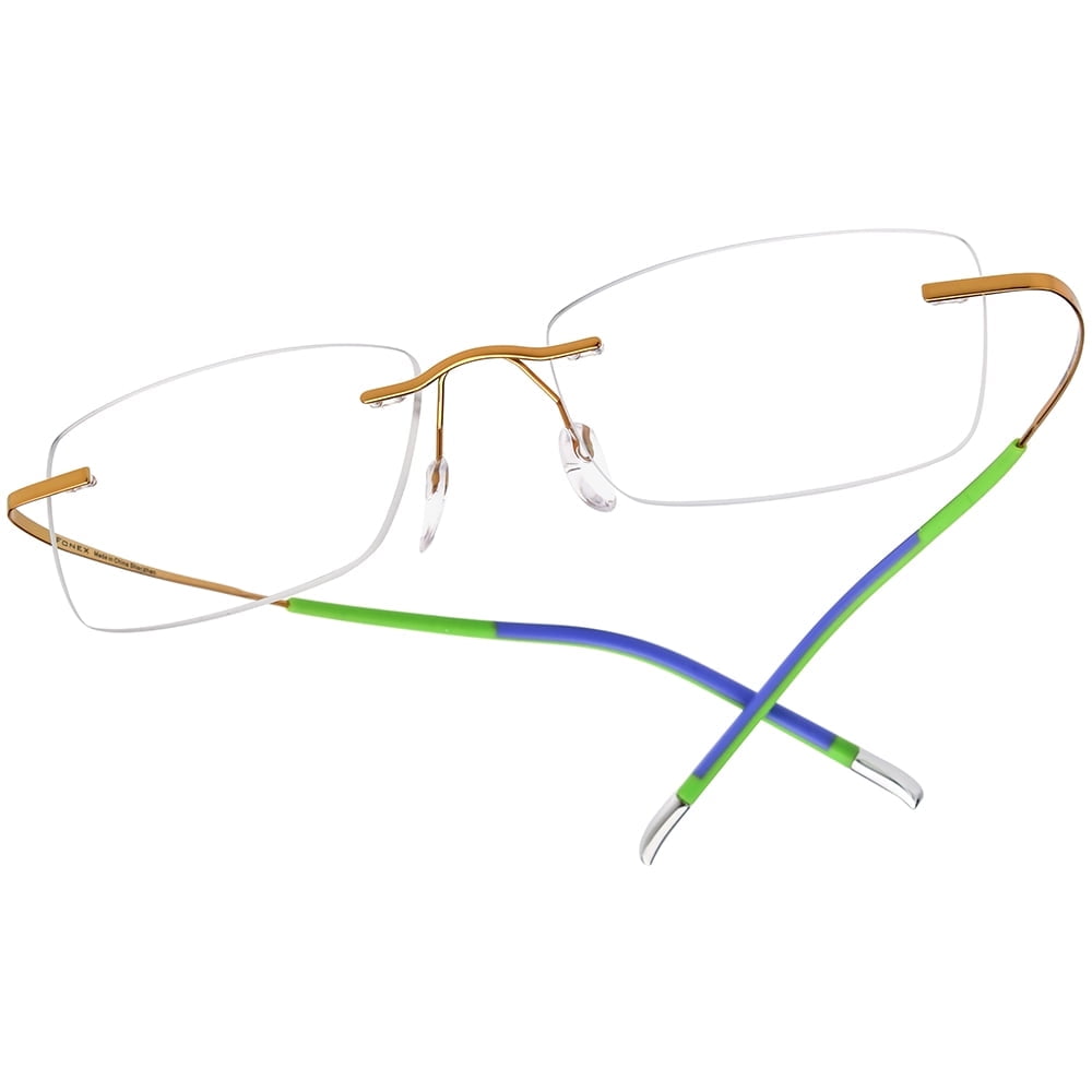 Fonex Titanium Glasses Frame Rimless Frameless Optical Eyewear