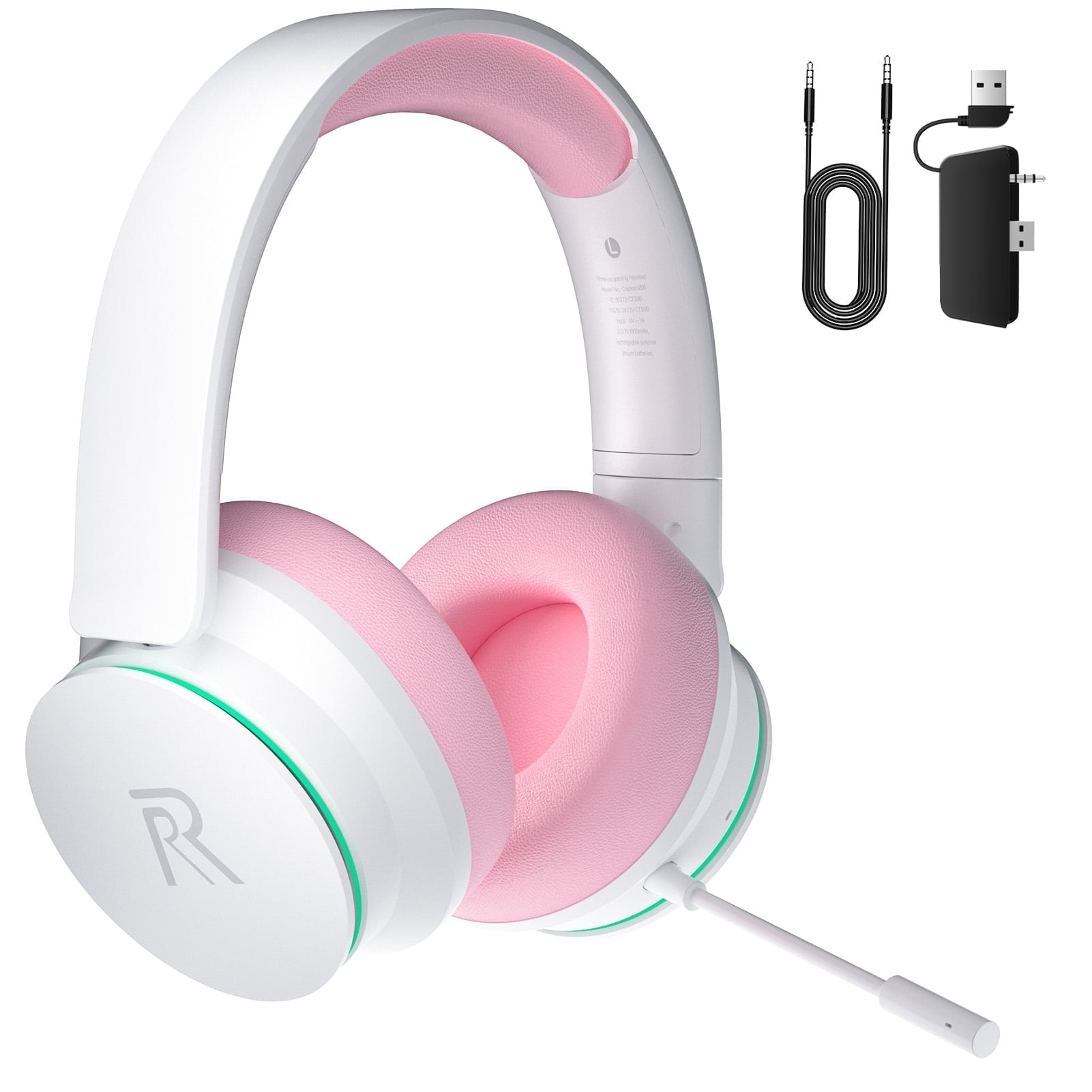 Bluetooth Headphones Ps4 Wireless Headset Pink Wireless Headphones