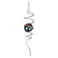 thumbnail image 1 of FONMY 11 inch Hanging Garden Decor Multicolor Gazing Ball Spiral Tail - Wind Spinner, 1 of 6