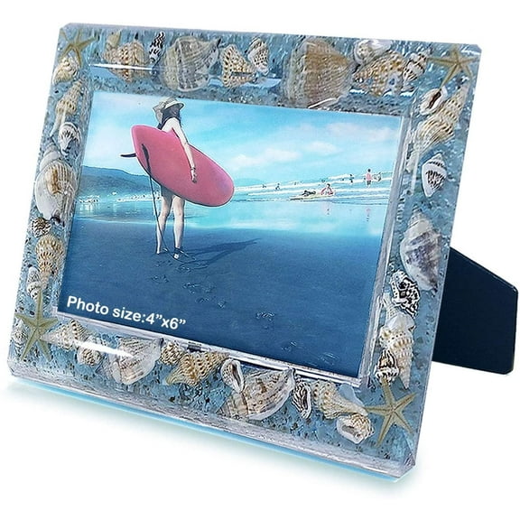 FONMY Picture Frames 4x6 Seascape Beach Ocean Acrylic Frame