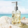 thumbnail image 1 of FONMY Soap Dispenser with Pump Acrylic w/Nature Seashell Handmade Bathroom Hand Soap Dispenser, Kitchen Refillable Liquid Dispenser for Soap,Dish Soap, Lotion (Milkly White), 1 of 6