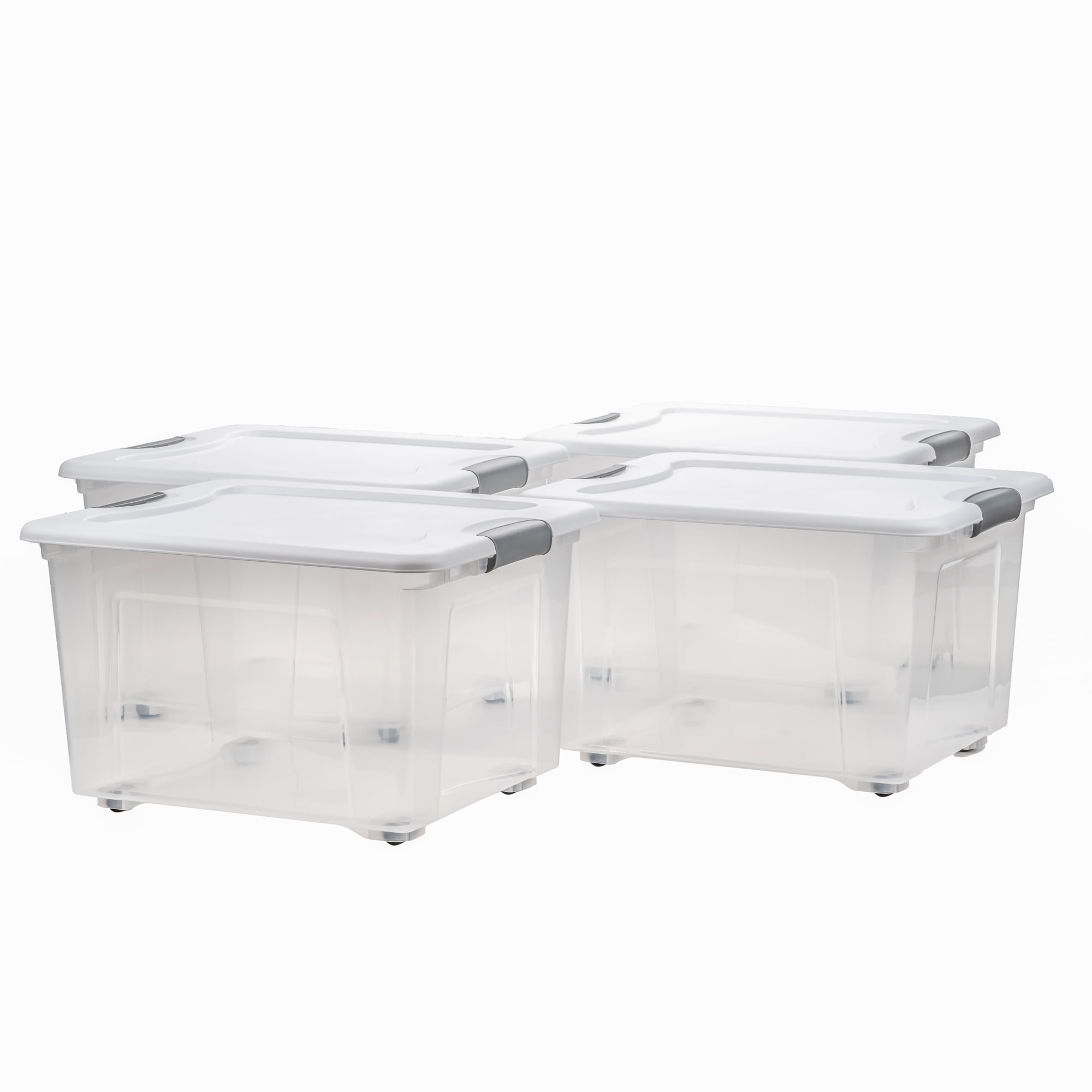 Sterilite 90 Qt. Storage Box Plastic, White