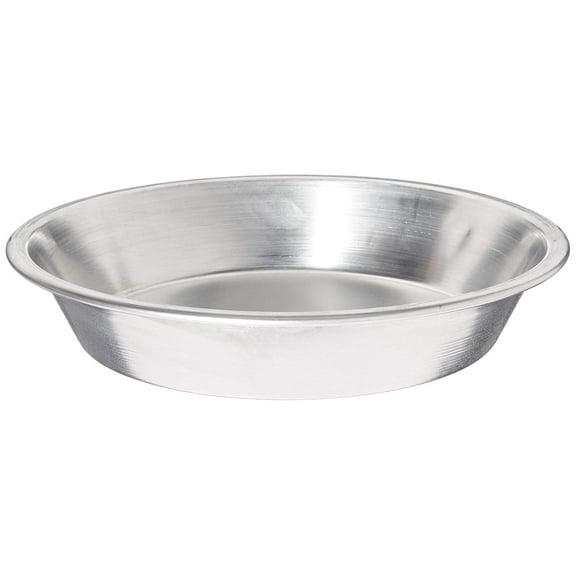 FONTEME 9-inch Aluminum Pie Pan | Silver Pie Pan For Baking | Oven Safe | Great For Pie, Crumbles, Or Cake | Aluminum, 9" [1PK]