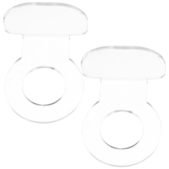 FONWILYO 1 Set Acrylic Wall Mount Softball Racks for Softball Holders for Display Transparent 7.6x7cm