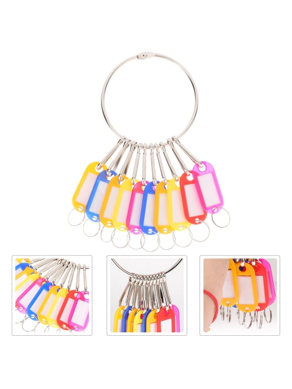 Creative Key Identifiers Assorted Color Iron Plastic for Home Use