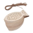 thumbnail image 1 of FONWILYO 1 Set Small Fish Wood Artists Diy Fish Pieces Wall Hanging Pendents, 1 of 8