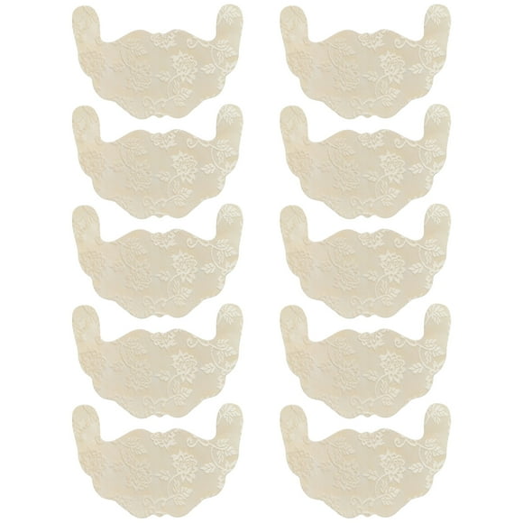 10 Pairs Self Adhesive Body Tape for Breasts in Khaki for Strapless and Sheer Dresses