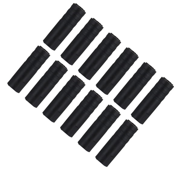 FONWILYO 100Pcs Black Bike Brake Line Accessories Plastic End Covers for Secure Fit