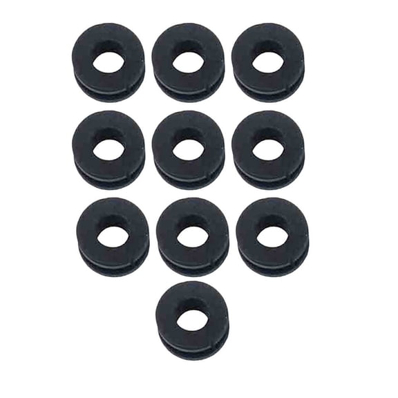 FONWILYO 10Pcs Buffer Motorbike Rubber Ring Vibration Reduction 0.8x0.8in