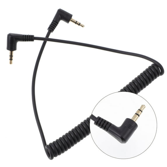 FONWILYO 1Pack Audio Cable For Headphones Spring Wire For Daily Use 19 6X0 6X0 14In