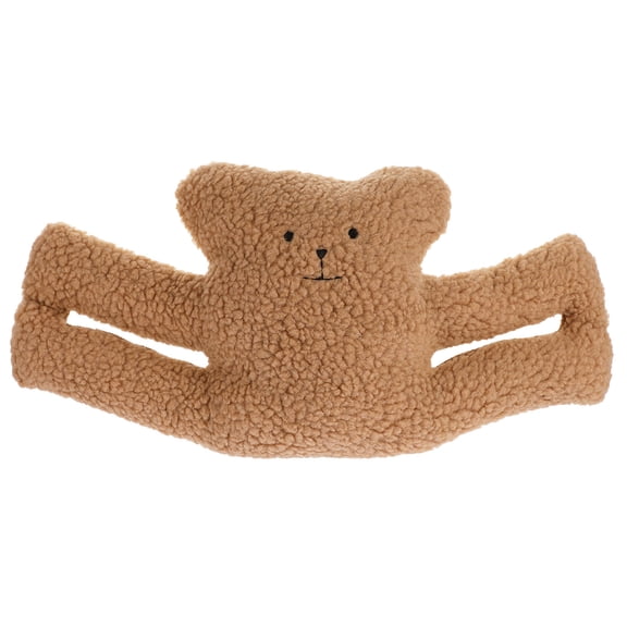 FONWILYO 1Pack Doorstopper in Brown Plush with Bear Shape for Home Use and Room Decoration as a Door Noise Blocker