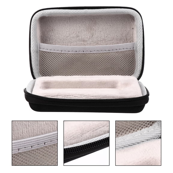 FONWILYO 1Pack Mobile Organizer for Office and Gifting Purposes in Black Featuring Compact Design and U Disk Storage