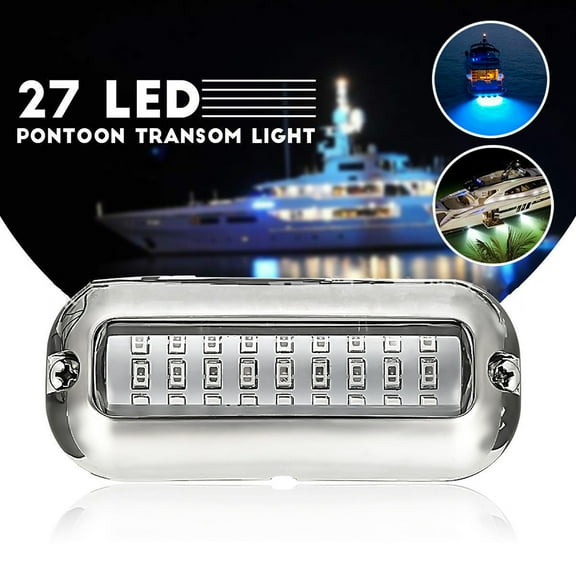 FONWILYO 1Pcs Stainless Steel Led Marine Lights Boat Navigation Light Bright Lighting For Underwater