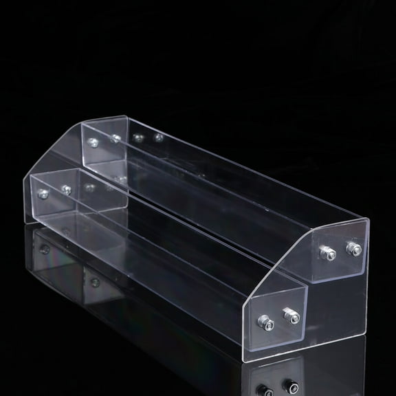 FONWILYO 1Pcs Transparent Organizer Box Acrylic Storage Case For Bedroom Bathroom Vanity Area