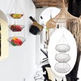 thumbnail image 1 of FONWILYO 1Set Hanging Kitchen Baskets 74X28X28CM Air Circulation Feature, 1 of 8