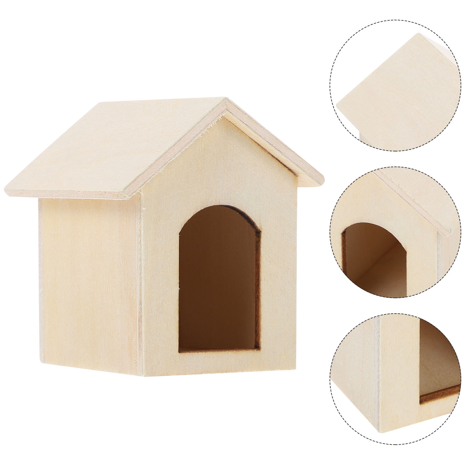 FONWILYO 1Set Mini House Decor Wooden for Graduation Design and Micro ...