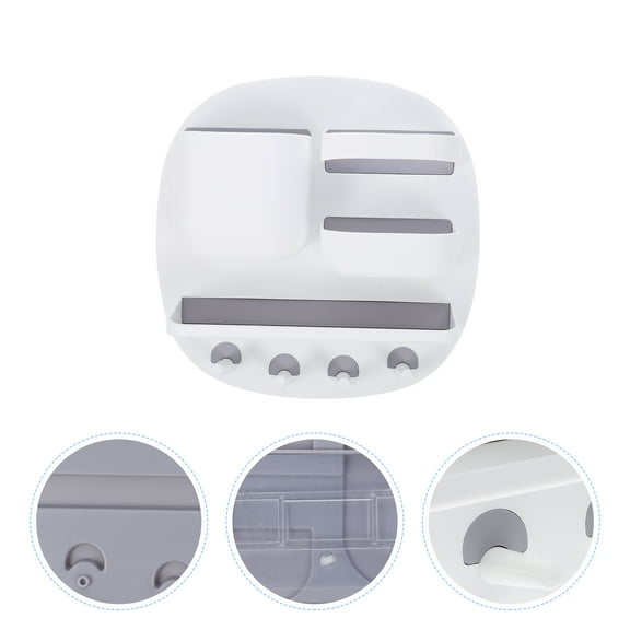 FONWILYO 1Set Wall Mounted Storage Organizer For Bathroom Wall Shelves Multi Functional Usage