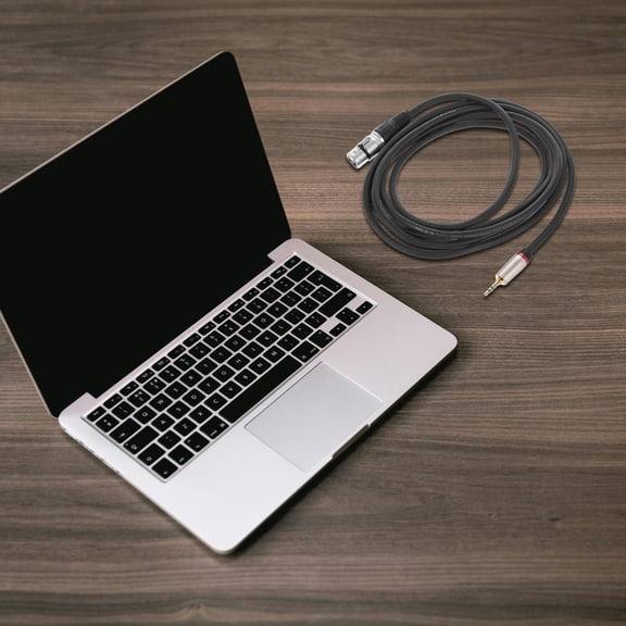 FONWILYO 1Set Xlr to Aux Cable Zinc Alloy Nickel-Plated for Durable Stereo Audio Equipment Accessories 300X1X1in