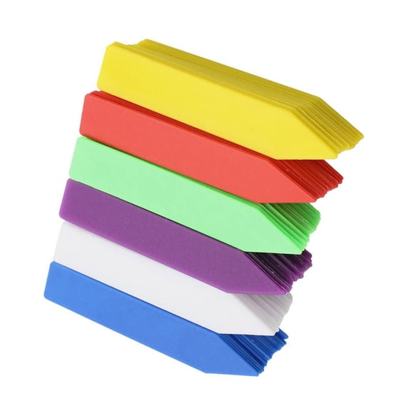 FONWILYO 200-Pack Reusable Garden Plant Labels Rectangular Markers for Flowers, Vegetables, and Herb Identification