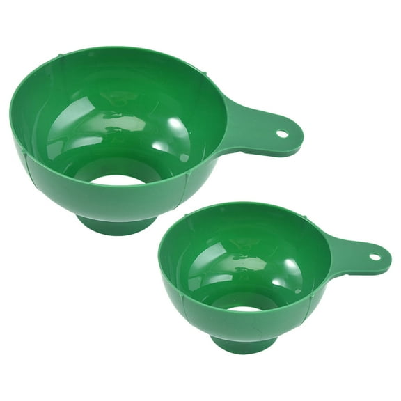 FONWILYO Funnels For Filling Bottles Green 2Pcs 6.5x4.7x3 In