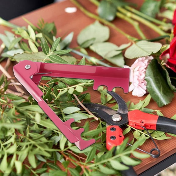 FONWILYO 2Pcs Pink Iron Floral Diy Tools Flower Removal Plier Compact Design for Florist
