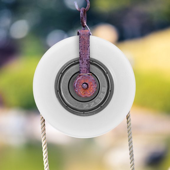 FONWILYO 2Pcs Pulley Guide Wheel for Doors Window Reduce Vibration Practical Design 3.2X1.3in