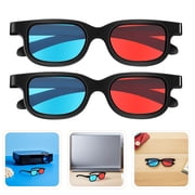 FONWILYO 3D Red Blue Eyeglasses Multi for Home High Clarity Low Light Viewing
