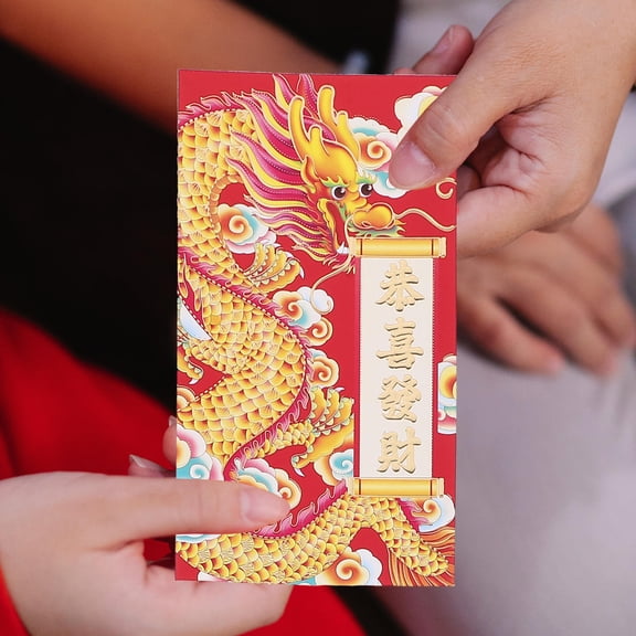FONWILYO 30Pcs Paper Red Envelopes Assorted Color For Festivals And Celebrations 16.00X9.00X0.20cm