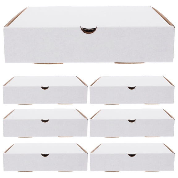FONWILYO 30Pcs Small Corrugated Pizza Boxes for Commercial Use 16X16X4Cm