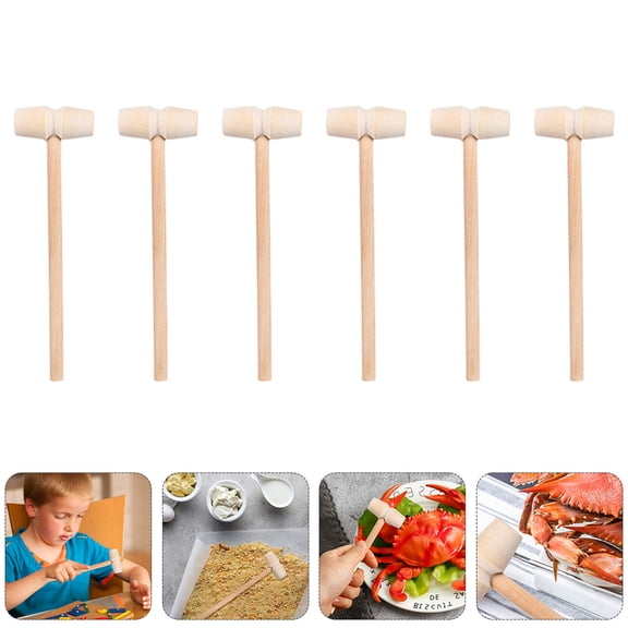 FONWILYO 40Pcs Mini Hammers Plastic Small Craft Hammer For Food Preparation Restaurant Use
