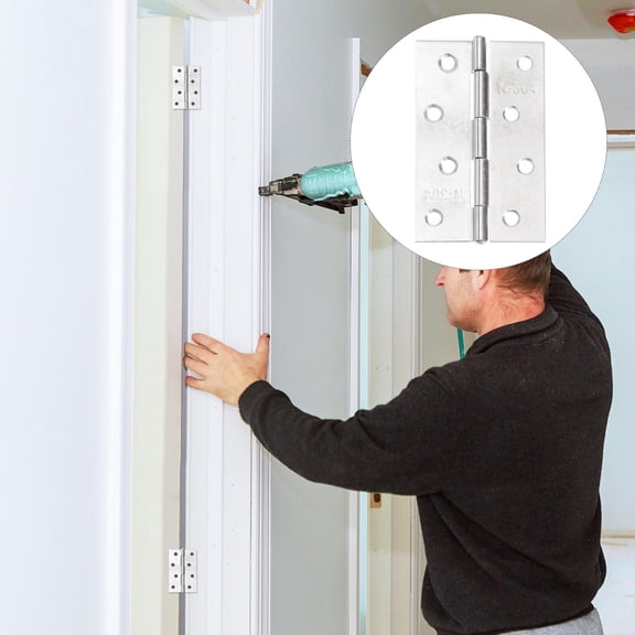 FONWILYO 6Pcs Hinges for Doors with Durable and Easy Installation 3.54x2.16x0.2 Inch