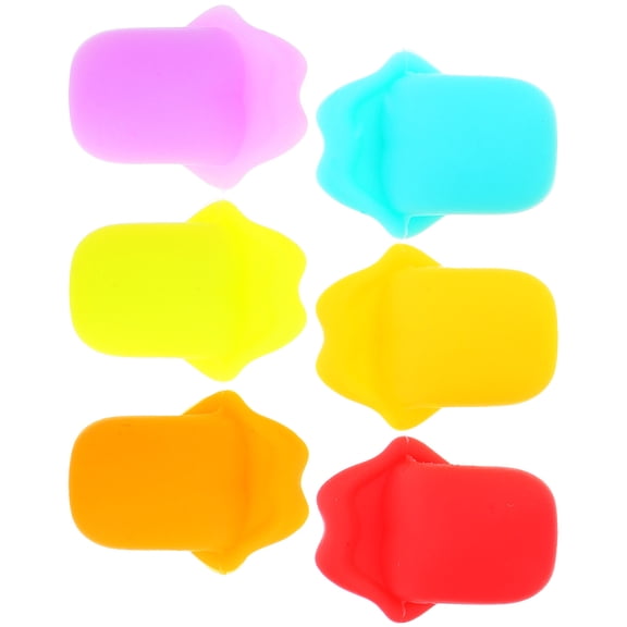 FONWILYO 6Pcs Reusable Cup Markers for Drinks in Assorted Color Ideal for Restaurants